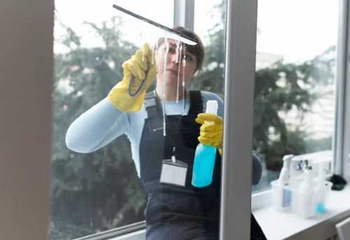 Nettoyage de vitres intérieures et extérieures à Sermentizon